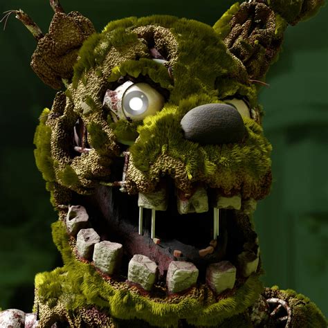 Springtrap Model Render By Subwooferx3 On Deviantart