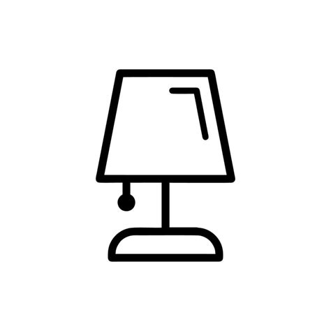 Desk Lamp Icon Vector Design Templates Vector Art At Vecteezy