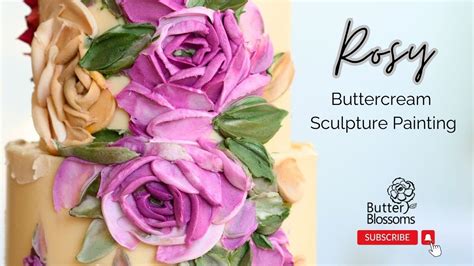 Rosy Buttercream Palette Knives Buttercream Painting By Butter