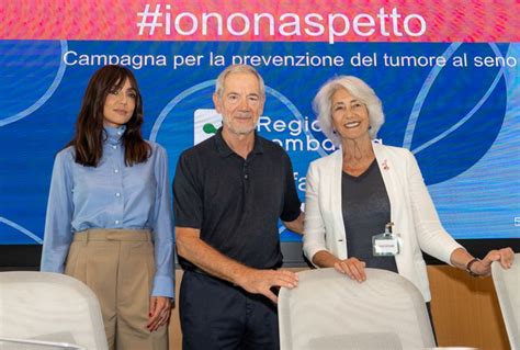 Regione Lombardia E Ambra Presentano Campagna Prevenzione Tumore Seno