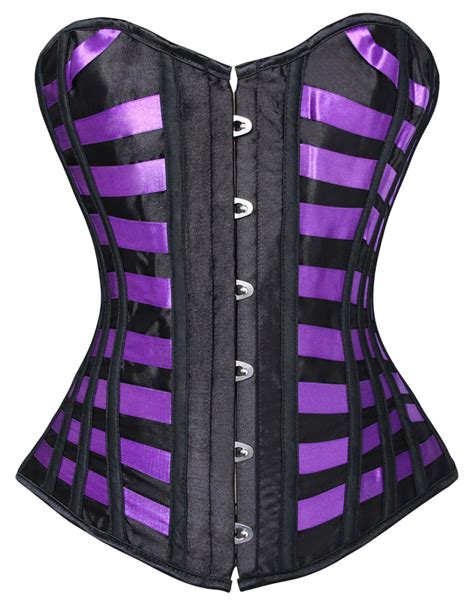 Satin Boned Lace Up Lingerie Corset N6924