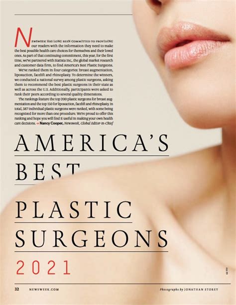 America’s Best Plastic Surgeons 2021 Pressreader