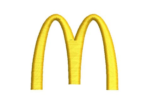 Logo McDonalds Diseños de Bordado Descargar Diseños de Bordados en