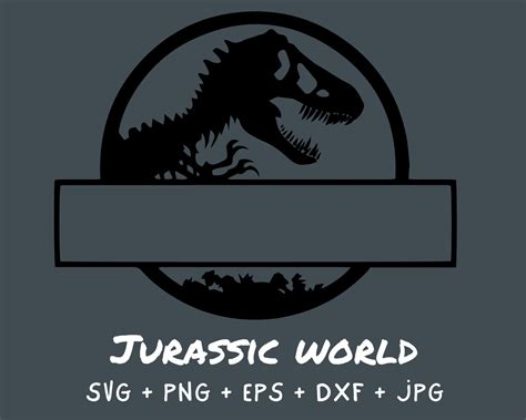 Jurassic Park Svg Dinosaur Svg Clip Art Jurassic World Svg Etsy Australia