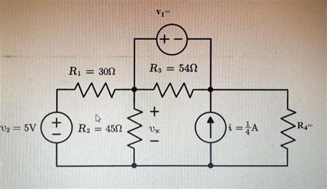 Solved Solve The Circuit Using Supernode Methology And Chegg