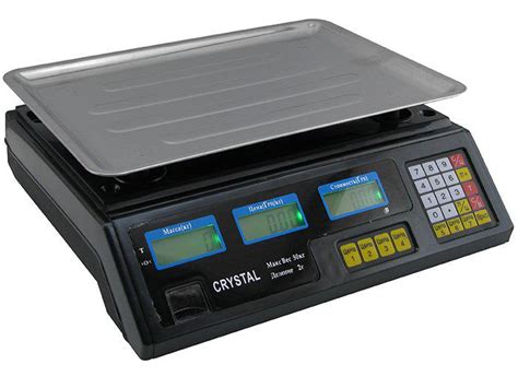 ᐉ Весы торговые электронные Crystal 50 кг (34458469)