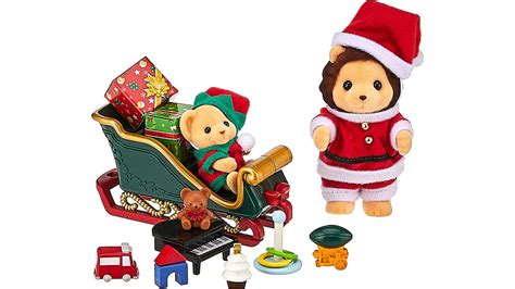 Calico Critters Mr Lions Winter Sleigh The Toy Insider