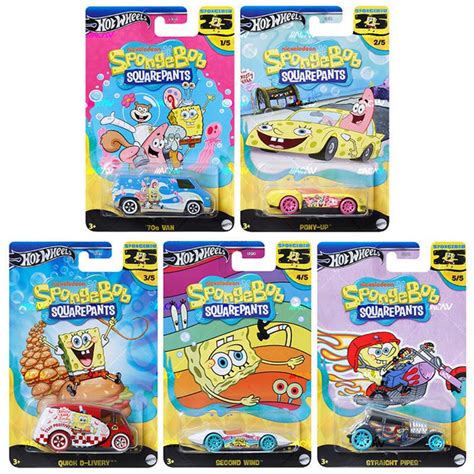 Машинка Hot wheels car model GDG SpongeBob SquarePants pcs купить на OZON по низкой цене