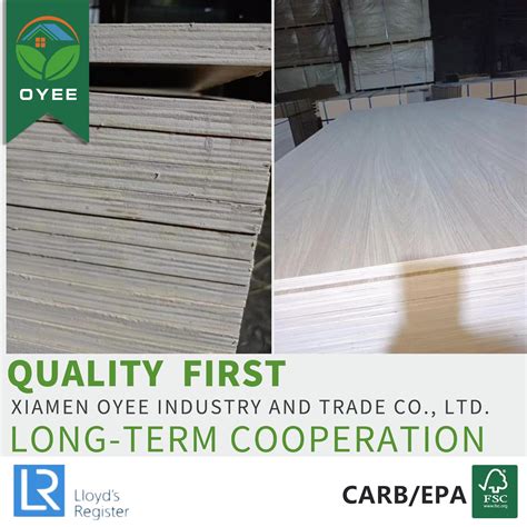 Flooring Grade Natural Solid Wood Melamine Laminated Plywood From