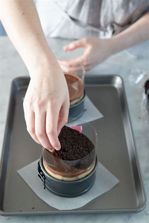 Mini Chocolate Cookie Dough Naked Layer Cakes Love And Olive Oil