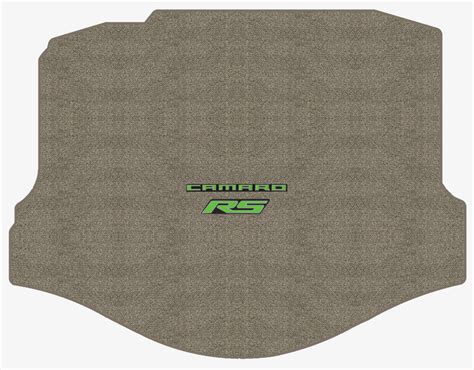 Lloyd Luxe Trunk Carpet Mat For 10 15 Chevrolet Camaro W Green Camaro