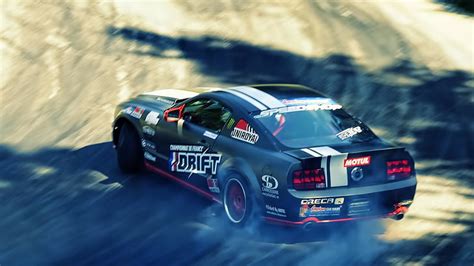 Hd Wallpaper Ford Mustang Gt Drift Wallpaper Flare