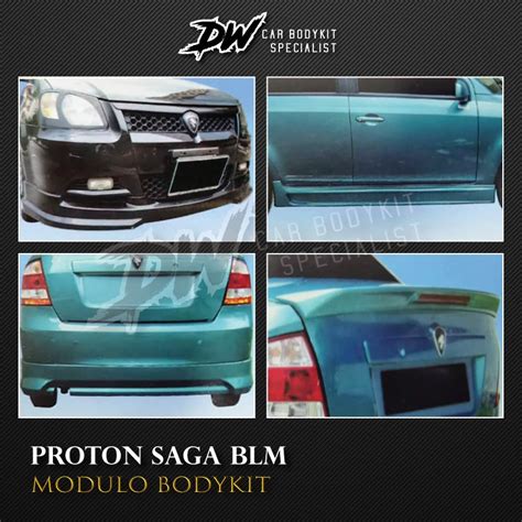 Proton Saga Blm Modulo Bodykit Fullset Parts Shopee Malaysia