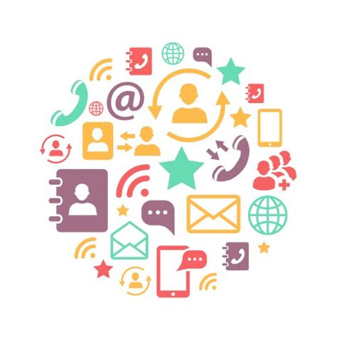 People calling telephone communication Royalty Free Vector 