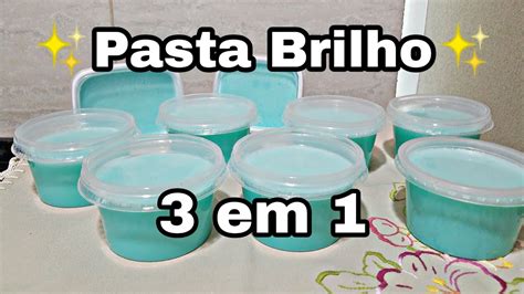 FAÇA E VENDA PASTA BRILHO 3 em 1 rende 2 5kg gastando 5 00 YouTube