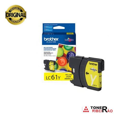 Cartucho De Tinta Brother Lc Yellow Original Em Ribeir O Preto