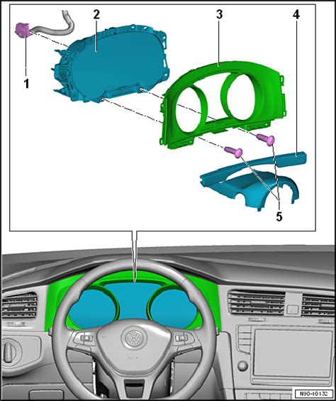 Volkswagen Golf Service Repair Manual Assembly Overview Dash