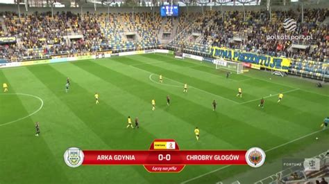 Arka Gdynia Chrobry Głogów 3 4 Skrót meczu PolsatSport pl