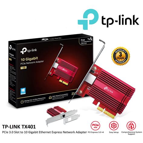 TP LINK TX401 10 Gigabit PCI Express Network Adapter Shopee Thailand