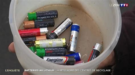 Batteries Au Lithium B Te Noire Des Centres De Recyclage