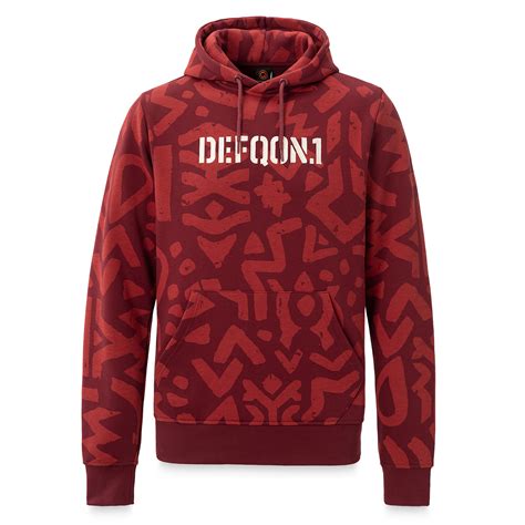 Defqon1 Red All Over Print Hoodie