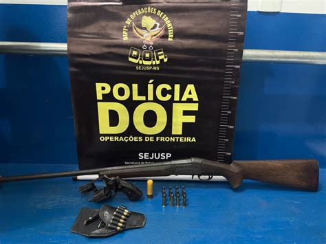 Homens São Presos Pelo Dof Em Amambai Com Armas De Fogo E Munições