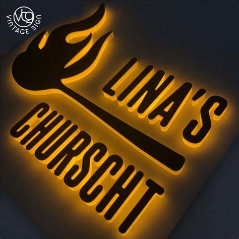 Outdoor Backlit Signs Alphabet Letter Cutting Metal LED Letter Sign ...