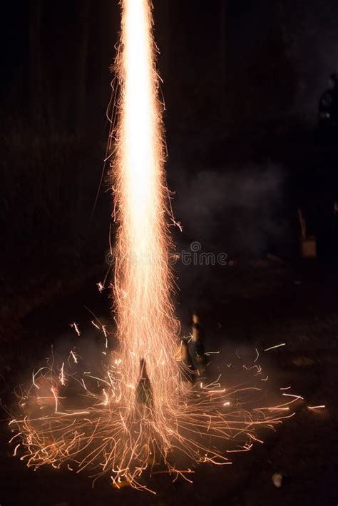 Fireworks rocket launch stock image. Image of explode - 28499119