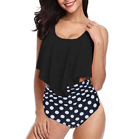 Off Ruffle High Waisted Bikini Set Coupon Code Mojosavings
