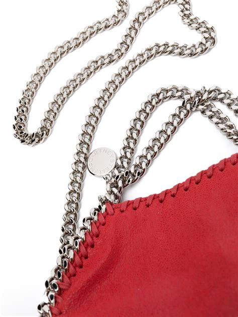 Stella Mccartney Mini Falabella Tote Bag Red Farfetch