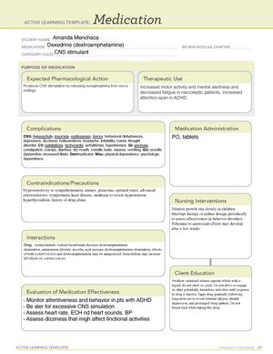 Captopril Ati Medication Template Fsfdfd Active Learning Templates