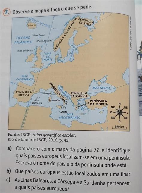 Observe O Mapa E Faça O Que Se Pede Br