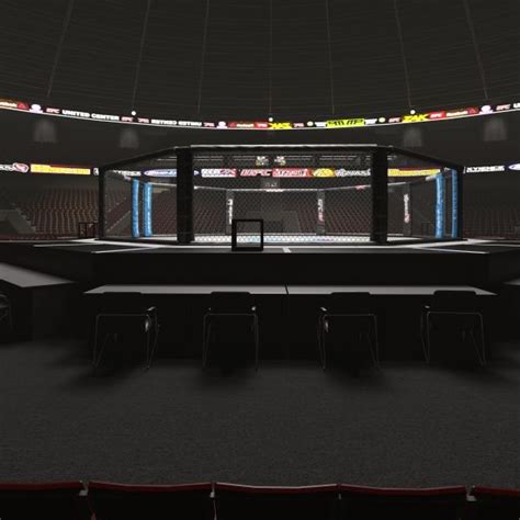 Ufc Arena Interior 3d Model 199 Max Free3d