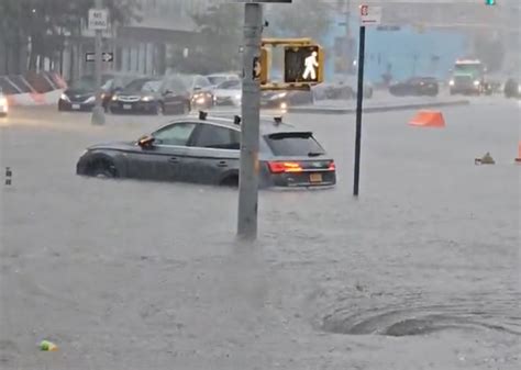 New York Declares State Of Emergency As Flash Flooding Leaves Parts Of