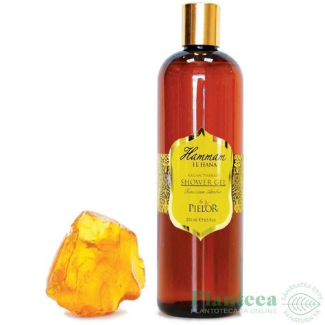 Gel dus ulei argan Tunisian Amber 400ml - Hammam el hana, pret 18,4 lei ... 