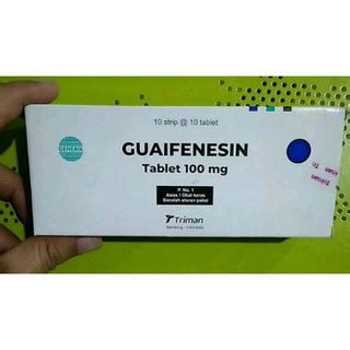 Jual Guaifenesin Gg Tablet Obat Batuk Berdahak Mudahkan Keluar Dahak