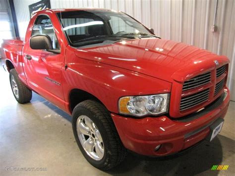 2002 Flame Red Dodge Ram 1500 Slt Regular Cab 4x4 47005790 Photo 15 Car Color