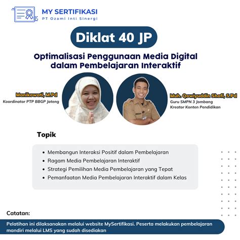 Optimalisasi Penggunaan Media Digital Dalam Pembelajaran