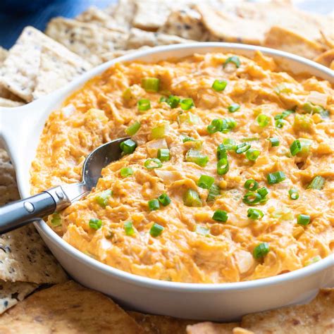 Healthy Buffalo Chicken Dip (You Can't Tell the Difference!) | Two ...