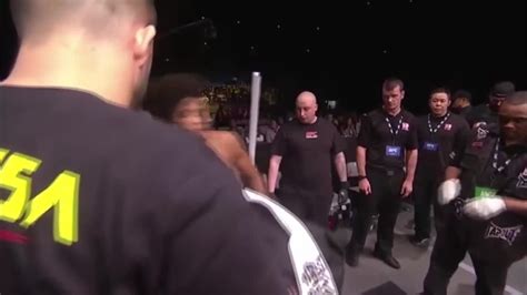 UFC featherweight "Bruce Leroy" Alex Caceres walks out to the Cowoby ...