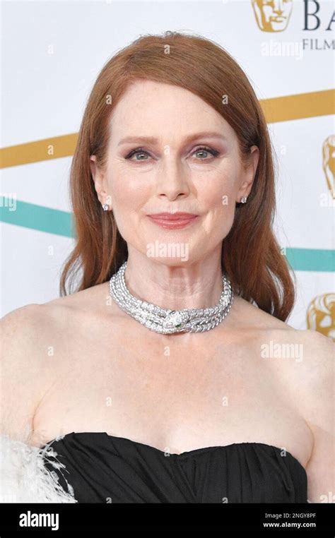 Julianne Moore attending the EE BAFTA Film Awards 2023 at The Royal ...