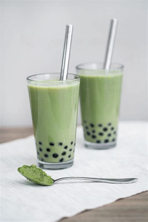 Matcha Milk Tea Boba Obsessive Cooking Disorder