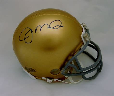 Joe Montana Signed Notre Dame Mini Helmet » Petagadget