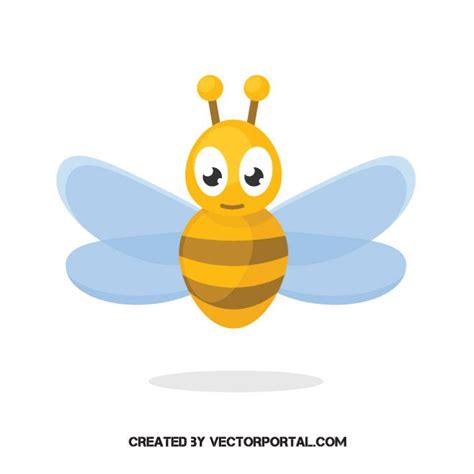 Baby bee Royalty Free Stock Vector Clip Art