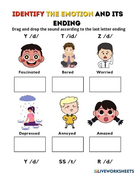 Ed Endings Activity Live Worksheets