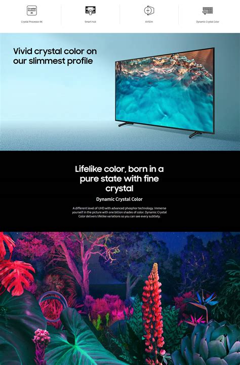 SAMSUNG UA50BU8000KXXM 50" BU8000 4K UHD SMART TV