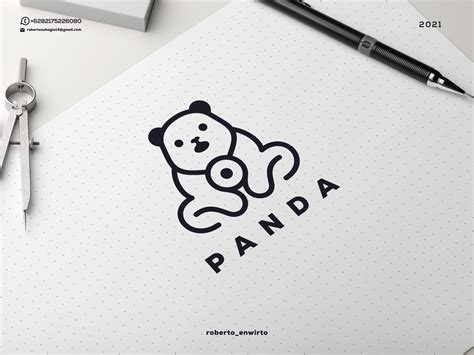 Panda Logo By Robertosenwirto On Dribbble