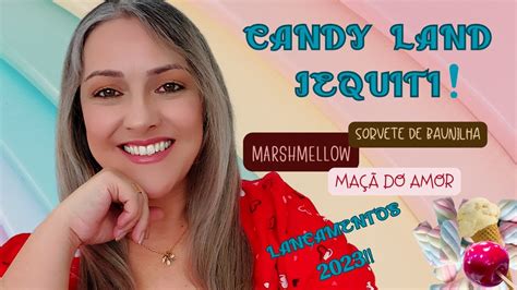 Candy Land Marshmellow Maçã do Amor Sorvete de Baunilha