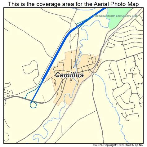 Aerial Photography Map of Camillus, NY New York