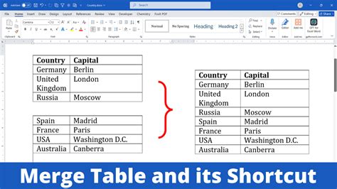 How To Combine Tables In Word Archives Pickupbrain Be Smart